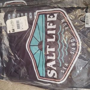 Salt life on the horizon, cropped short sleeve t-shirt, NEW